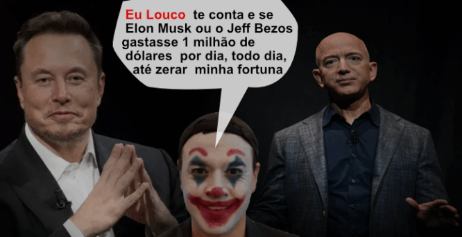 Eu Louco te conta e se gastasse 1 milhão de dólares por dia, até zerar minha fortuna quanto tempo demoraria para acabar a fortuna