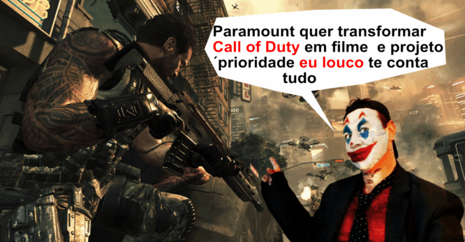 eu louco te conta que Paramount pode transformar Call of Duty em filme live action