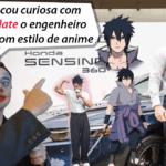 eu louco traz Engenheiro da Honda de 84 anos vira sensação com visual de anime