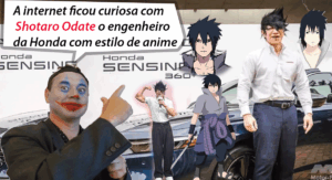eu louco traz Engenheiro da Honda de 84 anos vira sensação com visual de anime